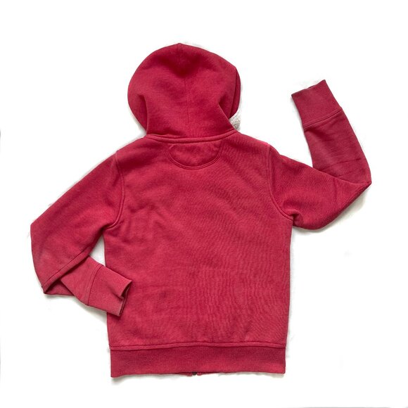 Eddie Bauer sherpa hoodie zip sweatshirt, womens small - Picture 2 of 15